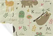 Ultra Soft Microplush Velvet Blankets Cute Giraffe Hippo Koala Lion Mouse Cozy Bed Couch Sofa Blanket,All Season Premium Throw Blanket 40" x 60"
