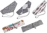 Healvian 5Pcs Travel Accessories Storage Accessories Delicate Chopstick Bag wear-Resistant Fork Spoon Bag Delicate Utensil Pouch Cutlery Accessory Cutlery Supply Chopsticks Tableware Linen
