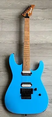 Dean Modern MD24 Roasted Maple Vintage Blue Floyd Rose Electric Guitar w/case