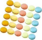 jojofuny 5 Boxes Macaron Erasers for Cute Cartoon Rubbers for School Prizes Classroom Use Learning Tools for Students
