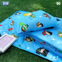 在飛比找蝦皮商城優惠-戀家小舖 台灣製睡墊 睡袋 睡墊三件組 Q版超級英藍 兒童睡