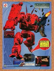 1994 Metal Warriors SNES Original Advertisement / Retro Wall Art v1