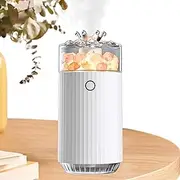 Salt Lamp Humidifier,240ml Ultrasonic Humidifier Device - 7 Colors Changing Ambience Scent Mist Oil Diffuser For Bedroom Yoga Studio Bathroom Pet Room