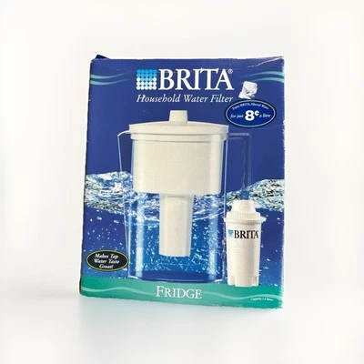 Vintage Brita Household Water Filter Pitcher Jug Fridge