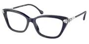 Swarovski SK2011 1004 Men's Glasses Blue Size 55 - Private Health Rebate - Blue Light Block Available