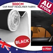 Headliner Replacement Fabric Car Roof Lining Material Black Upholstery AU (for: Porsche)
