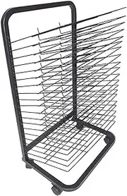 Art Drying Rack for Classroom,Painting Rack on Wheels,20 Shelves for Childcare Centers Art Classroom or Studio Canvas Rack Art