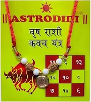 [Generic] Aashita Creations Worship Vrashabh Rashi Kavach Locket/Taurus Zodiac Sign Pendant Kawach