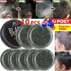 1-10X Organic Grey Reverse Shampoo Bar Hair Darkening Shampoo Soap Hair Shampoo