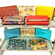 PATRICIA NASH CAMETTI CHOICE OF COLOR & DESIGN TRI-FOLD LEATHER WALLET - NWT
