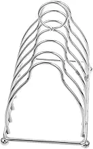 SECFOU Stainless Steel Toast Rack for Bread Slices Multifunctional Holder for Kitchen Essentials Easy to Clean Maintain Stylish Design for Home Cafe Use