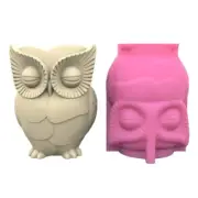 Owl Pen Holder Flower Pots Silicone Molds Epoxy Resin Mold DIY Succulent Planter