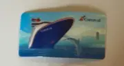 CARNIVAL CRUISE Lenticular Dolphin Two Part Bag Luggage Tag Label Brand New