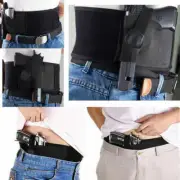 46" Invisible Elastic Belly Band Waist Pistol Hand Gun Holster Belt Girdle Pouch