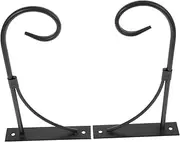 Toyvian 1 Set Hanging Plant Bracket Elegant Wall Hooks for Flower Pots Durable Design for Use for Garden Decoration and Plant Display