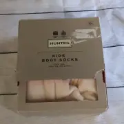 Hunter kids pink boot socks size XL