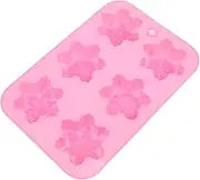 HOODANCOS Soap Silicone Mold DIY Soap Making Mold Handmade Snowflake Pattern Soap Die