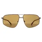 Calvin Klein Sunglasses CK23126S 770 Matte Amber Gold Gold Brown