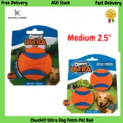 BRAND NEW Chuckit! Ultra Dog Fetch Pet Ball Medium 2.5" Orange/Blue AU