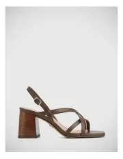 [Wittner] Lauri Leather Strappy Heel in Rich Brown