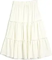 [Koton] Girls' Maxi Tiered Elastic Waistband Skirt
