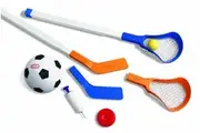 Little Tikes Easy Score Soccer, Hockey, Lacrosse Set with Net