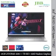 Dell Inspiron 16 16.0", AMD Ryzen 7, 16GB LPDDR4x, 1 TB SSD, AMD Radeon Graphics