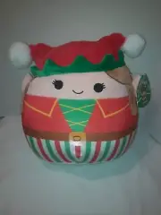 NWT 2022 Squishmallow 12" Cyrenna The Elf Christmas Xmas Holiday Plush VHTF