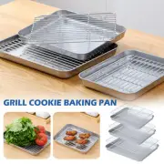 Stainless Steel Baking Sheet with Rack Set Tray Cookie Sheet & Oven BBQ Plate-.√