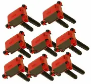 MSD Ignition Coil Blaster HVC-2 Coil Pack Red Chrysler Dodge 5.7 6.1L Qty 8 (for: Jeep)