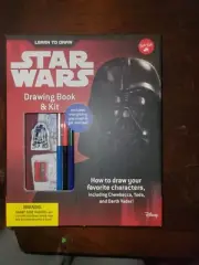 Disney Learn To Draw Star Wars Drawing Book & Kit New