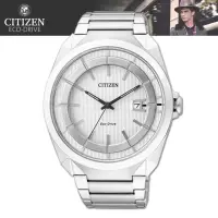 在飛比找momo購物網優惠-【CITIZEN 星辰】光動能直紋時尚男錶(AW1010-5