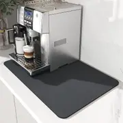 Coffee Mat Hide Stain Rubber Backed Absorbent Kitchen Counter Bar Service Spill Mat