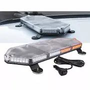 NanoFlare NFMB40 26" 80W Amber White LED Strobe Mini Light Bar for Truck Vehicle