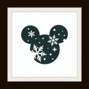 DISNEY'S MICKEY MOUSE SNOWFLAKE HEAD CRAFT DIE GET STARTED ON YOUR PROJECTS NOW!