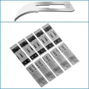 10pcs Carbon Steel No. 12 Sealed Sterile Scalpel Blades Modelling Craft Tool