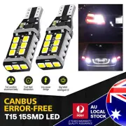 4X T15 LED W16W Back up Reverse Wedge Light Globe 6000K White Super Bright 6000K (for: Chevrolet)