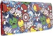 [AVENGERS] Kawaii Characters Red Coin & Card Tri-Fold Purse