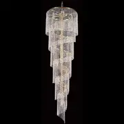 Asfour Crystal 17Lt Chandelier in Chrome or Gold