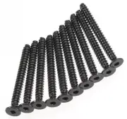 New Axial M2.6x25mm Hex Socket Tapping Flat Head Black AXA0418