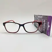 D154 SIMPLY SPECS Foster Grant KINSEY RED +1.25 Reading Glasses READERS