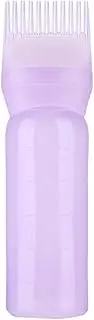 Hair Oil Applicator Bottle Root Comb Dye Brush & Scalp With Graduated Scale For Salon Home Hair Dye Comb Bottle*1pc
