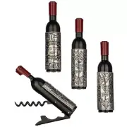 Wine Opener Waiters Corkscrew Wine Bottle Beer Cap Opener Kitchen Drinking Black