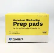 Reynard 200 Alcohol and Chlorhexidine Prep Pads