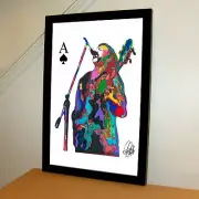 Lemmy Motorhead Bass Rock Ace Of Spades Music Poster Print Wall Art 11x17