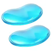 2x Silicone Wrist Rest Gel Mouse Pad Wrist Support For Computer Laptop PC