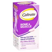 Caltrate Bone & Muscle Health Plus Minerals Tab X 60
