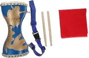 CORHAD 1 Set Fitness Drum Beat Waist Drum Musical Instrument Supplies Percussion Instrument Blue