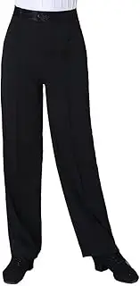 [Libaobaoyo] Boys Kids Latin Ballroom Dance Pants Elastic Waist Professional Jazz Modern Perfomance Trousers