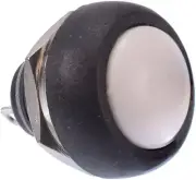 White Off(On) Momentary Push Button Round Switch SPST
